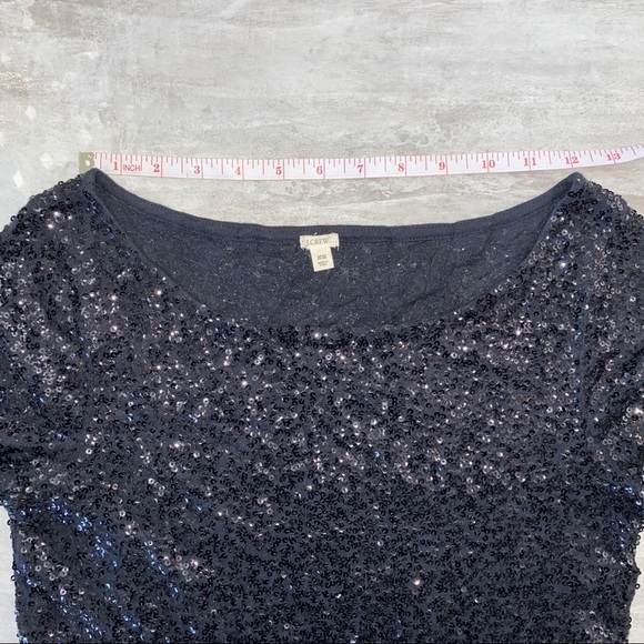 J. Crew Black Sequin Top - Picture 8 of 14